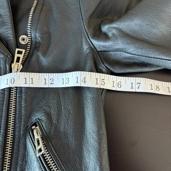 Zadig & Voltaire Leather Moto Jacket – Vintage-Inspired Luxury - Picture 9 of 11